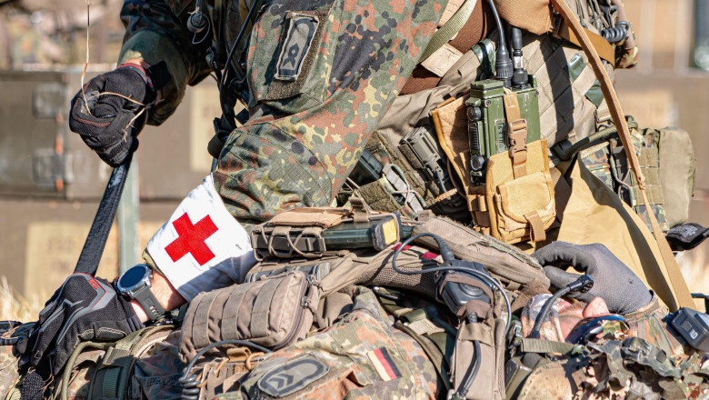 Germania se pregătește să trateze 1.000 de soldați răniți pe zi în eventualitatea unui război cu Rusia