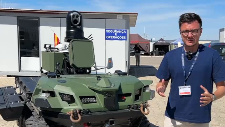 Portugalia testează vehicule militare cu inteligență artificială și drone terestre